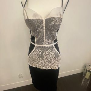 Roberto Cavalli lace print dress